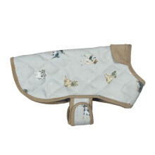 Wrendale Designs Dog Coat Small - Size 35 Centimeters - Quilted Dog Jacket With Fleece Lining