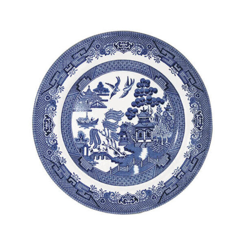 Churchill China Blue Willow 12 Piece Dinner set 2