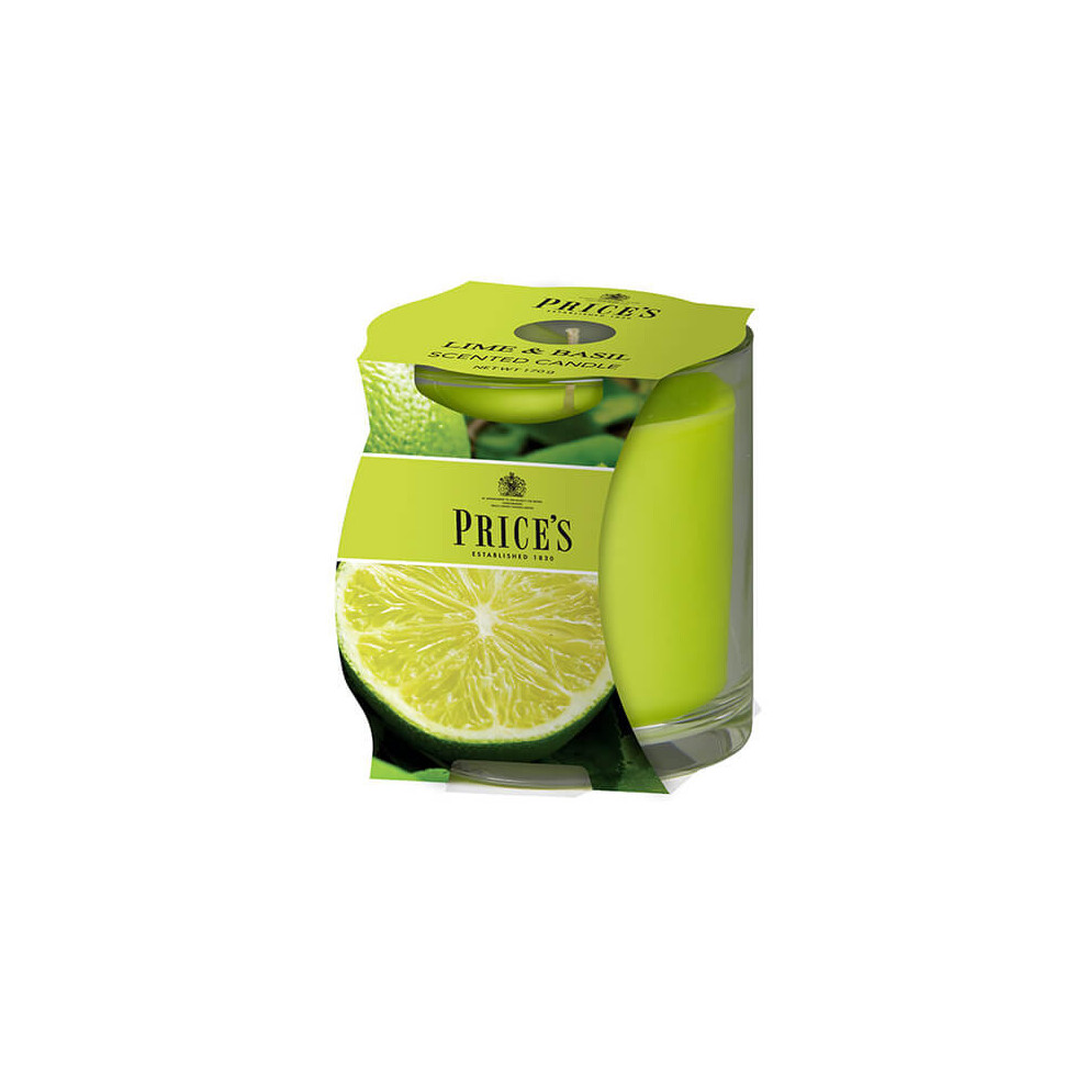 Prices Fragrance Collection Lime / Basil Cluster Jar Candle