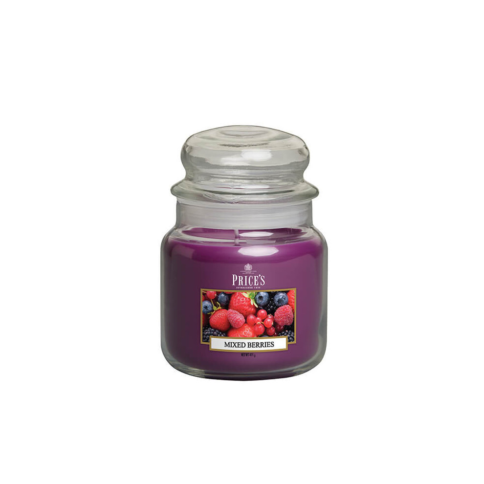 Price's Candles Â Giara Media Â Giara Media In Glass, Various Fragrances, Weight Net 411G Â Autonomy 65-90H