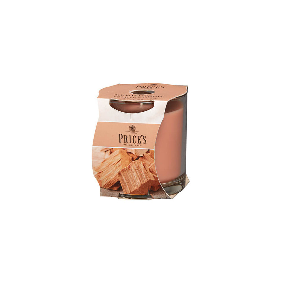 Price's Candles Prices Fragrance Collection Sandalwood Cluster Jar Candle