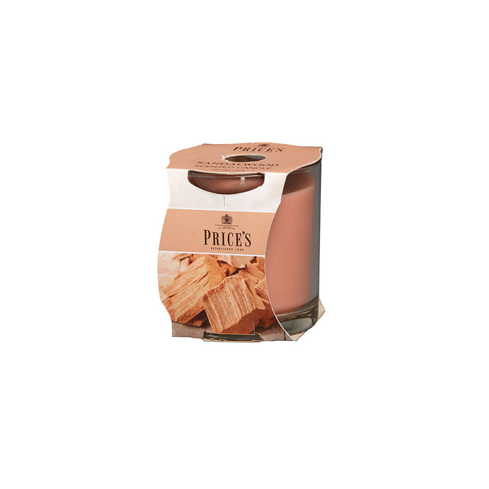 Prices Fragrance Collection Sandalwood Cluster Jar Candle