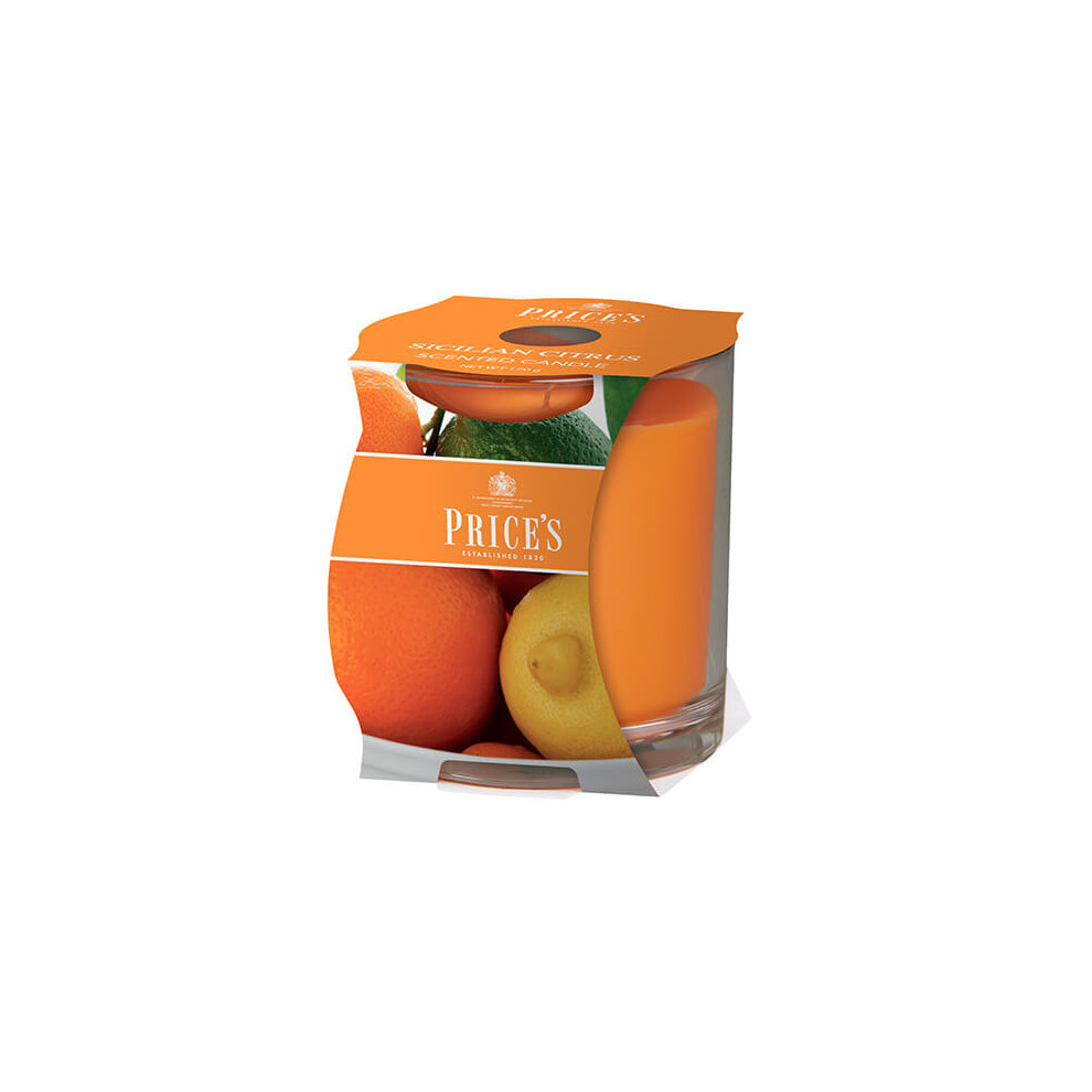 Prices Fragrance Collection Sicilian Citrus Cluster Jar Candle