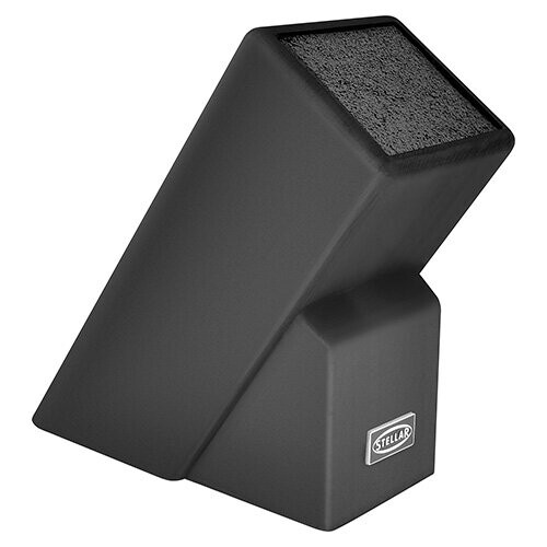 Stellar Stellar Fibre & Beech Black Universal Knife Block