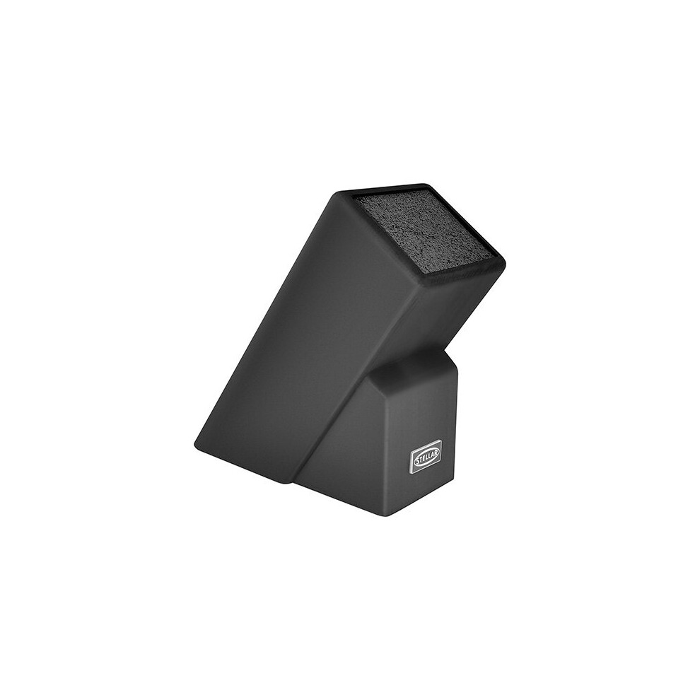 Stellar Fibre & Beech Universal Knife Block Black