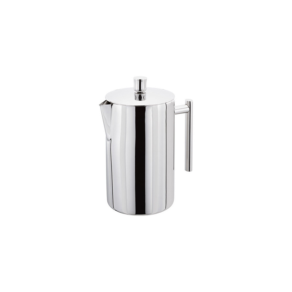 Stellar 12-Cup Double Walled Cafetiere, Silver, 1.4 Litre