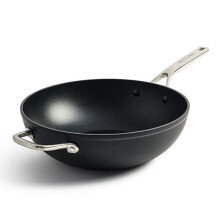 KitchenAid Forged Hardened Aluminium 30cm Wok with Helper Handle