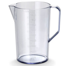 bamix MX 790024 Graduated Jug with Handle, Plastic, Clear, 14.5 x 10.5 x 16 cm