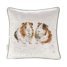 Wrendale Lettuce Be Friends Guinea Pig Cushion