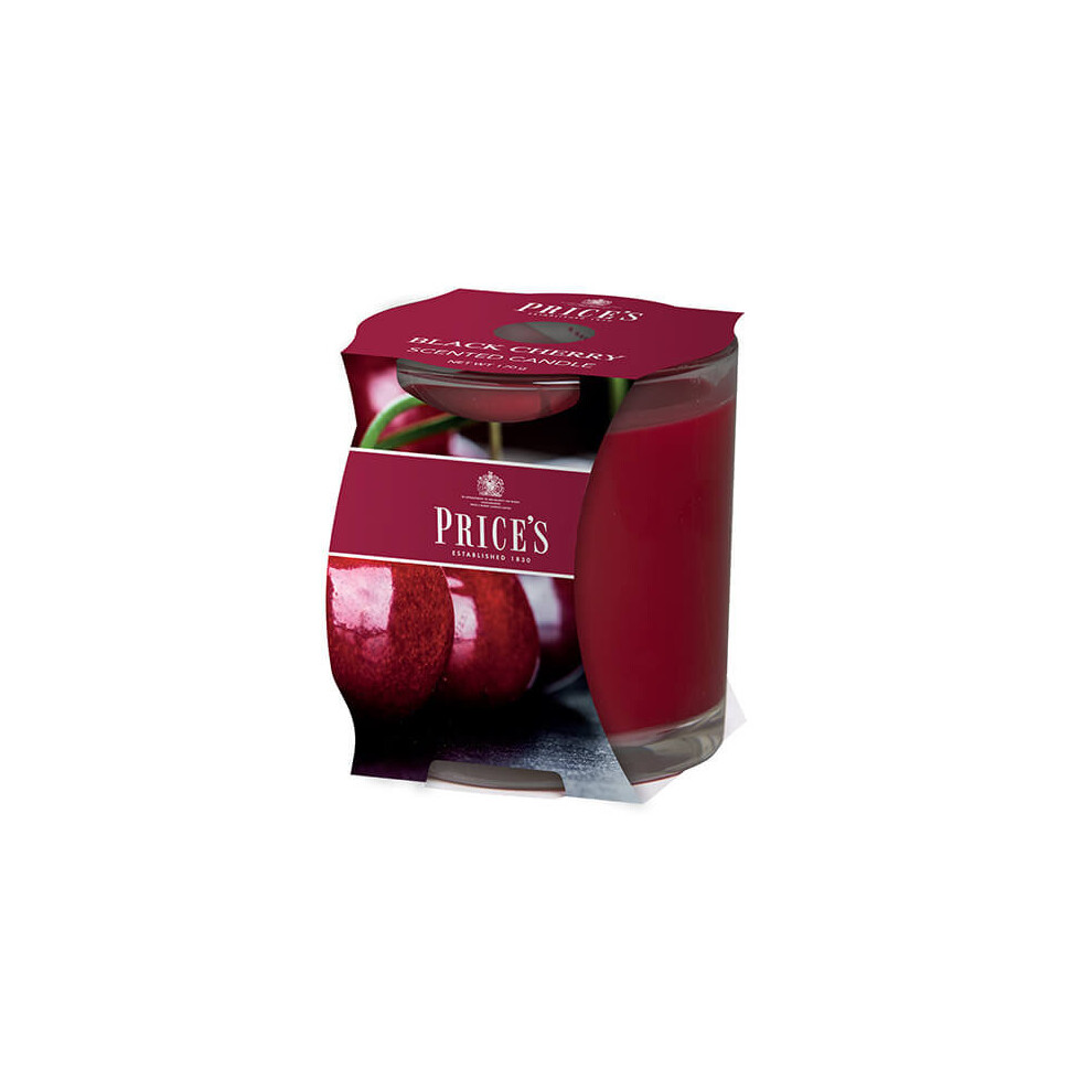 Price's Candles Prices Fragrance Collection Cherry Cluster Jar Candle Black