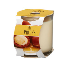 Price's Candles Argan Scented candle in glass jar in cluster