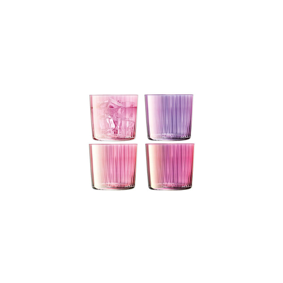 LSA Gems Tumbler 310ml Assorted Garnet Set Of 4