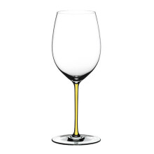 Riedel Hand Made Fatto A Mano Cabernet/Merlot Glass Yellow