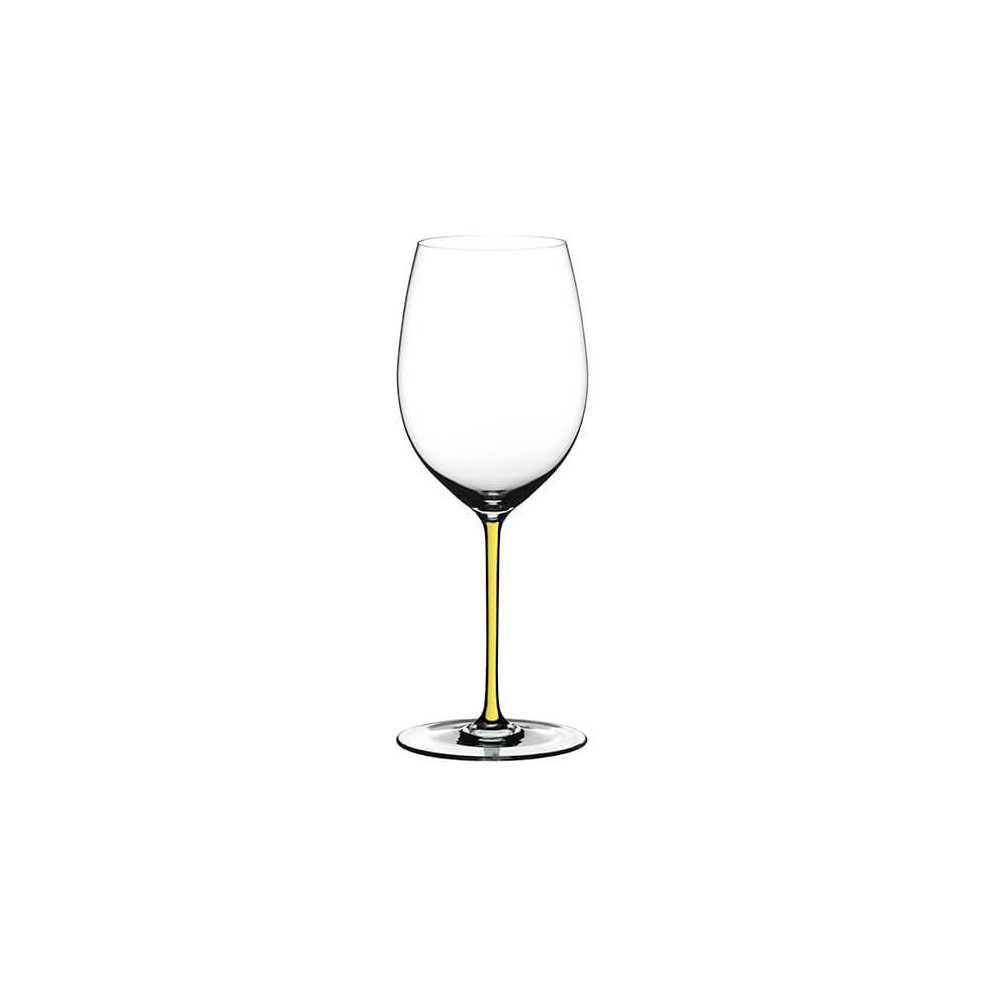 Riedel Hand Made Fatto A Mano Cabernet/Merlot Glass Yellow