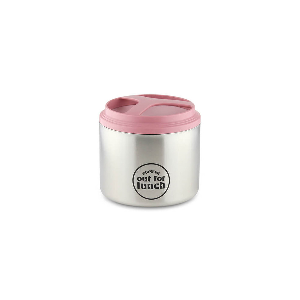 Pioneer Vacuum Lunch Box Pink Lid