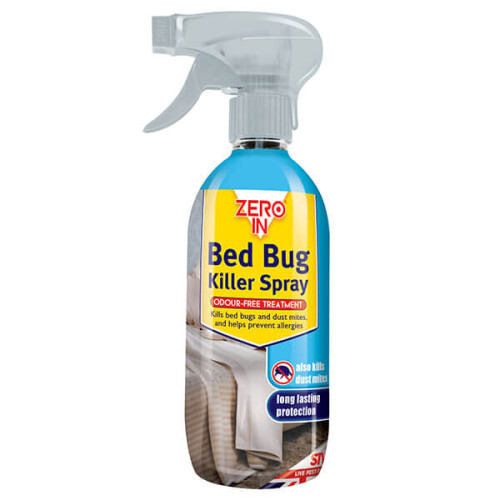Zero In Bed Bug & Dust Mite Killer Spray 500ml