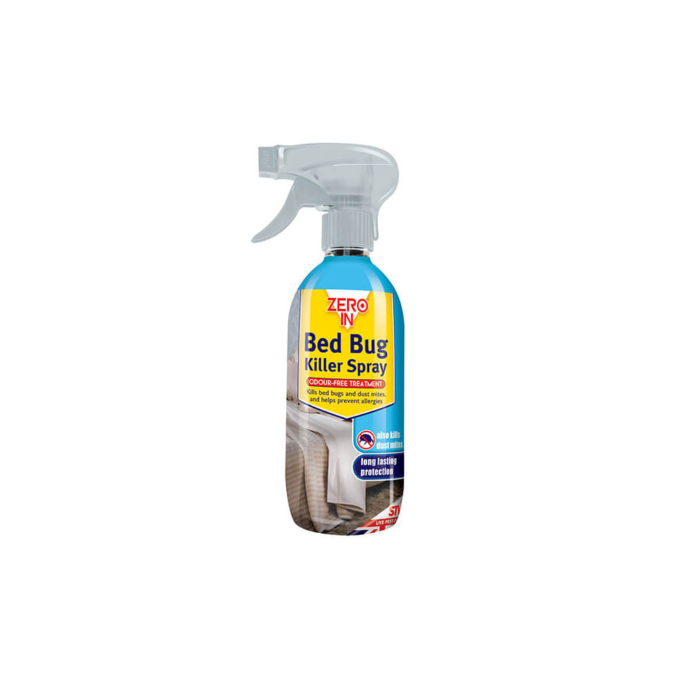 Zero In Bed Bug & Dust Mite Killer Spray 500ml