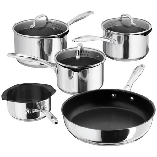 Stellar Stellar 7000 Non-Stick 5 Piece Draining Saucepan Set