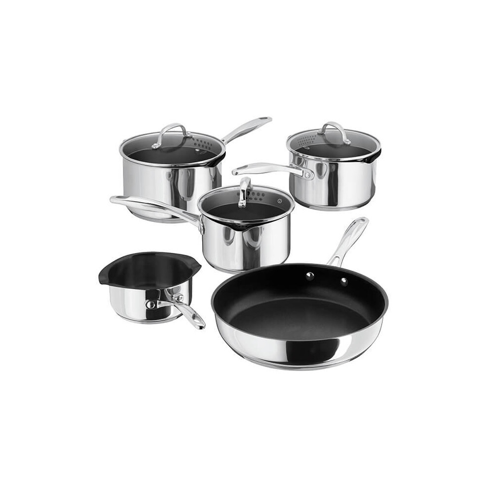 Stellar 7000 Non-Stick 5 Piece Draining Saucepan Set