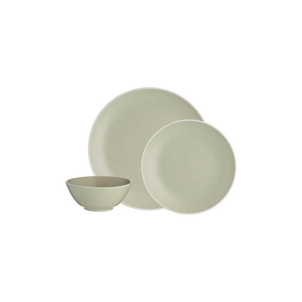 Mason Cash Classic Collection Green 12 Piece Dinner Set