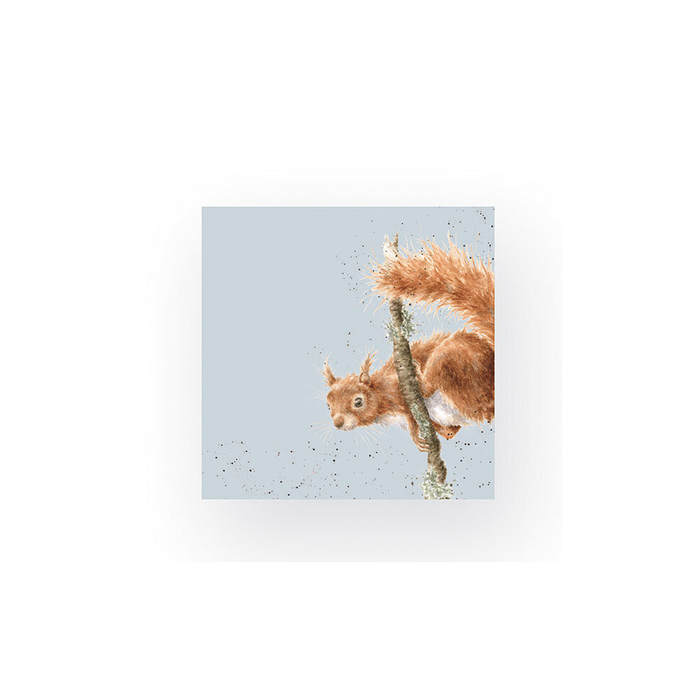 Wrendale Designs Pack of 20 Lunch Size 'The Acrobat' Squirrel Napkins