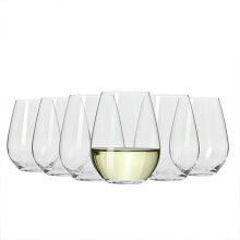 Maxwell & Williams Vino Set of 6 400ml Stemless White Wine Glasses