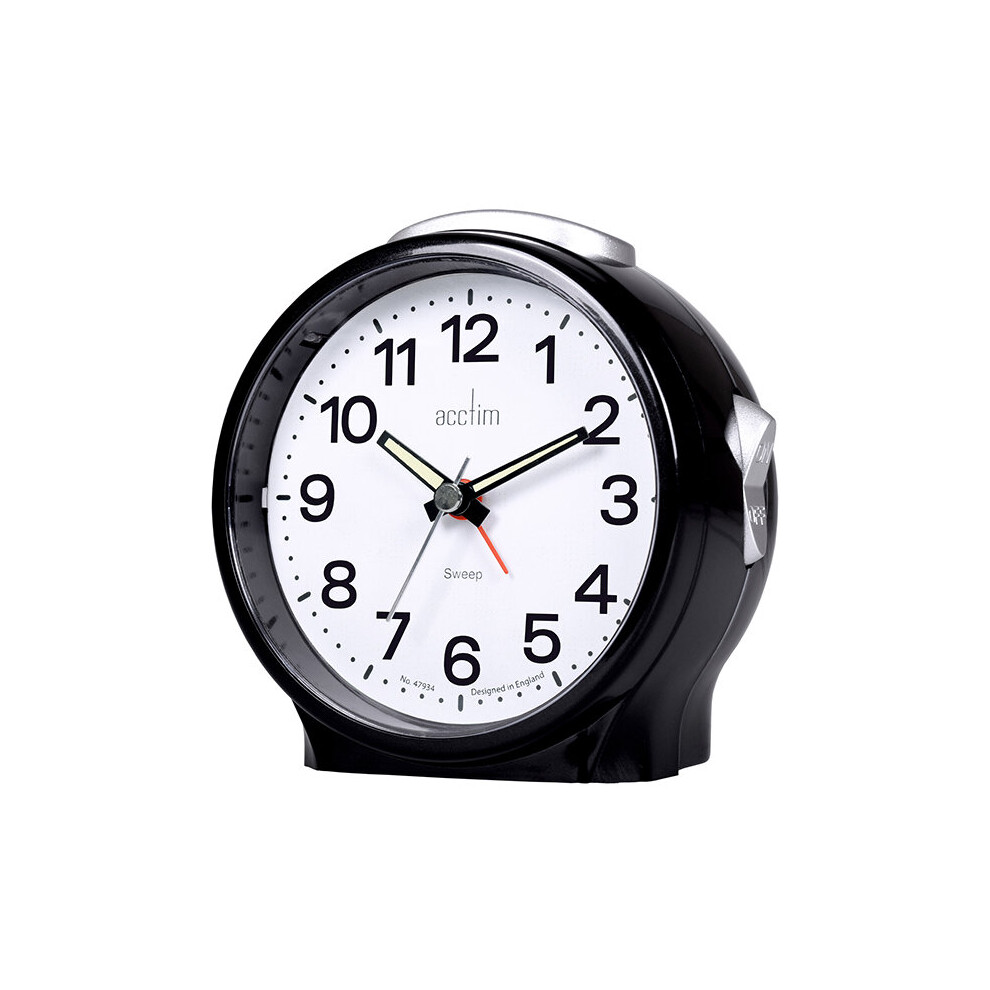 Acctim Elsie Alarm Clock Black