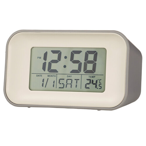 Acctim Acctim Alta Alarm Clock Owl Grey