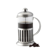 Stainless Steel & Glass 350ml Shock-Proof Coffee Plunger and Maker
