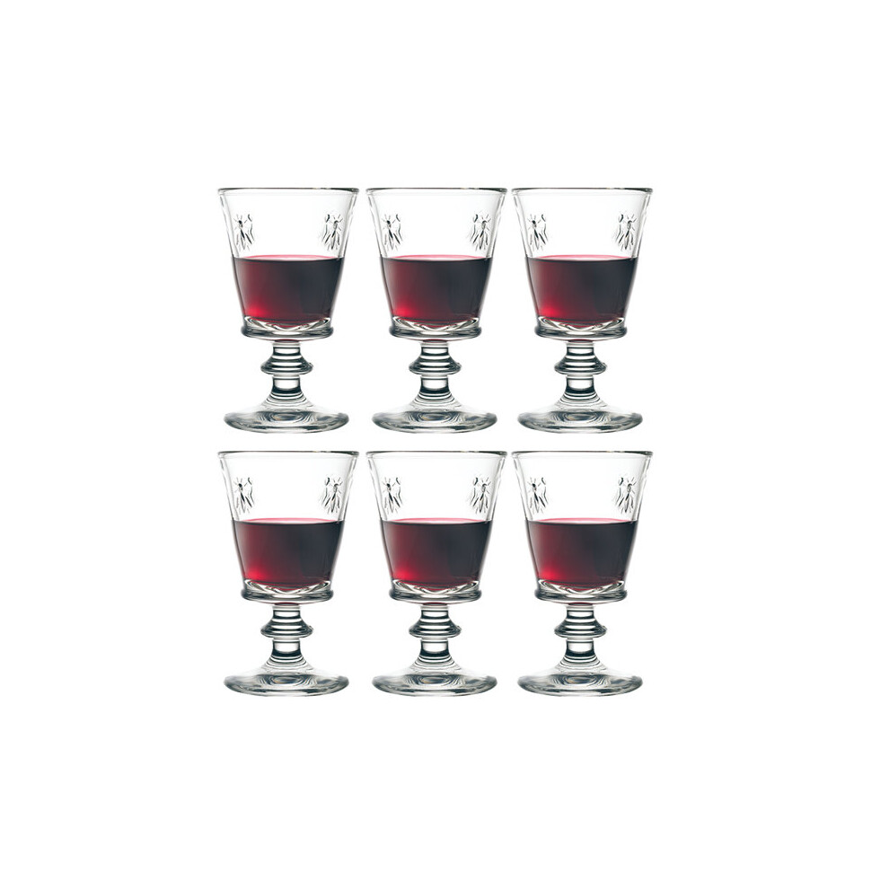 La Rochere Bee 16cm Large Stemmed Glass with 35cl Set of 6