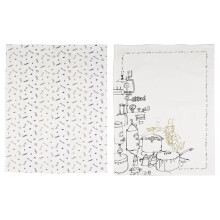 Roald Dahl Charlie And The Chocolate Factory Phizz-Whizzing Set of Two Tea Towels