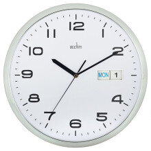 Acctim Supervisor Wall Clock Chrome