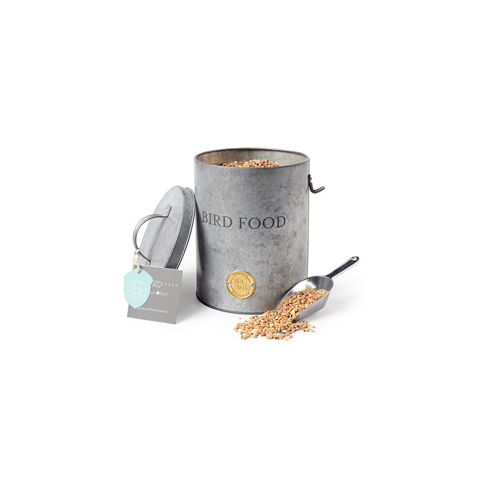 Burgon & Ball Sophie Conran Galvanized Bird Food Tin