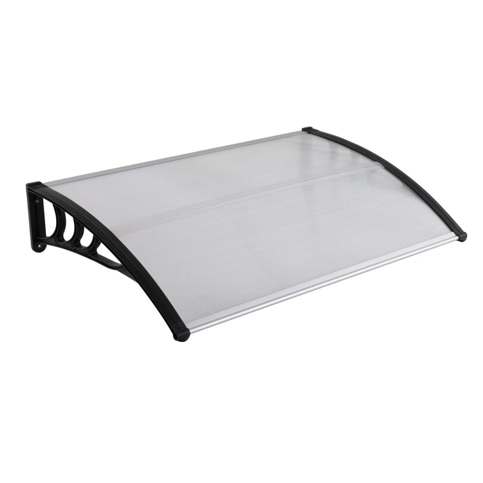 (Black) Door Canopy Awning Shelter Canopy Porch Shade UK