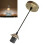 (bronze) E27 Screw Rose Ceiling Light Fabric Flex Pendant 7