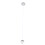(Sliver) E27 Screw Rose Ceiling Light Fabric Flex Pendant 4