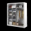 Arthauss (White Matt) Arti 8 - 2 Sliding Door Wardrobe 203cm 2
