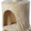 (Grey) Cat Tree With Scratching Post, Hanging Toys & Ladder 7
