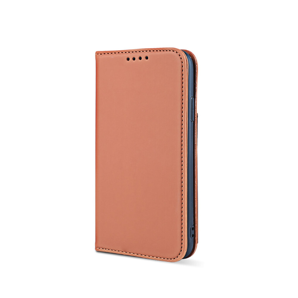 For Iphone 12 Pro Max 6.7 Luxury Pu Leather Wallet Case Flip Card Phone Cover Brown 7437135857842