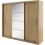 Arthauss (Oak Shetland) Idea ID-01 3 Sliding Door Wardrobe 250cm 2