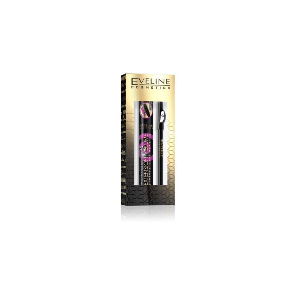Eveline Cosmetics Black Gift Set Big Volume Explosion Mascara Eyeliner Pencil