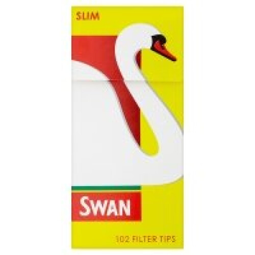 Swan 102 Slim Filter Tips - 20 x Box | Pre-cut, Britain's Favourite Filter | Code 5.00023E+12
