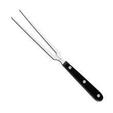 Forchetta da carne - METALTEX - Professionale - Acciaio inossidabile - 28,5 cm - Nero