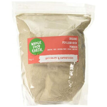 Wholefood Earth - Organic Psyllium Husk Powder - GMO Free - Vegan - Raw - Additive-Free - Natural Fiber - 1kg