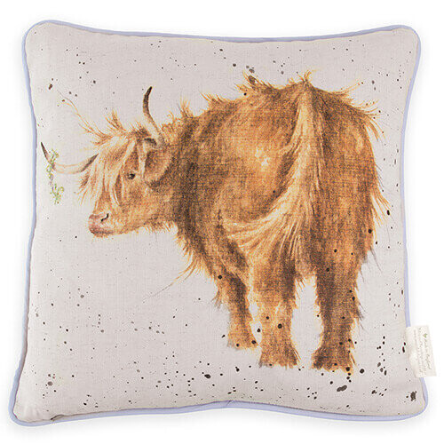 Wrendale Wrendale Highland Cow Cushion 1