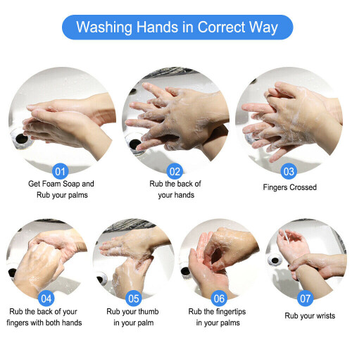Touchless IR Sensor Automatic Soap Dispenser Liquid Bathroom Kitchen Hand Wash 1