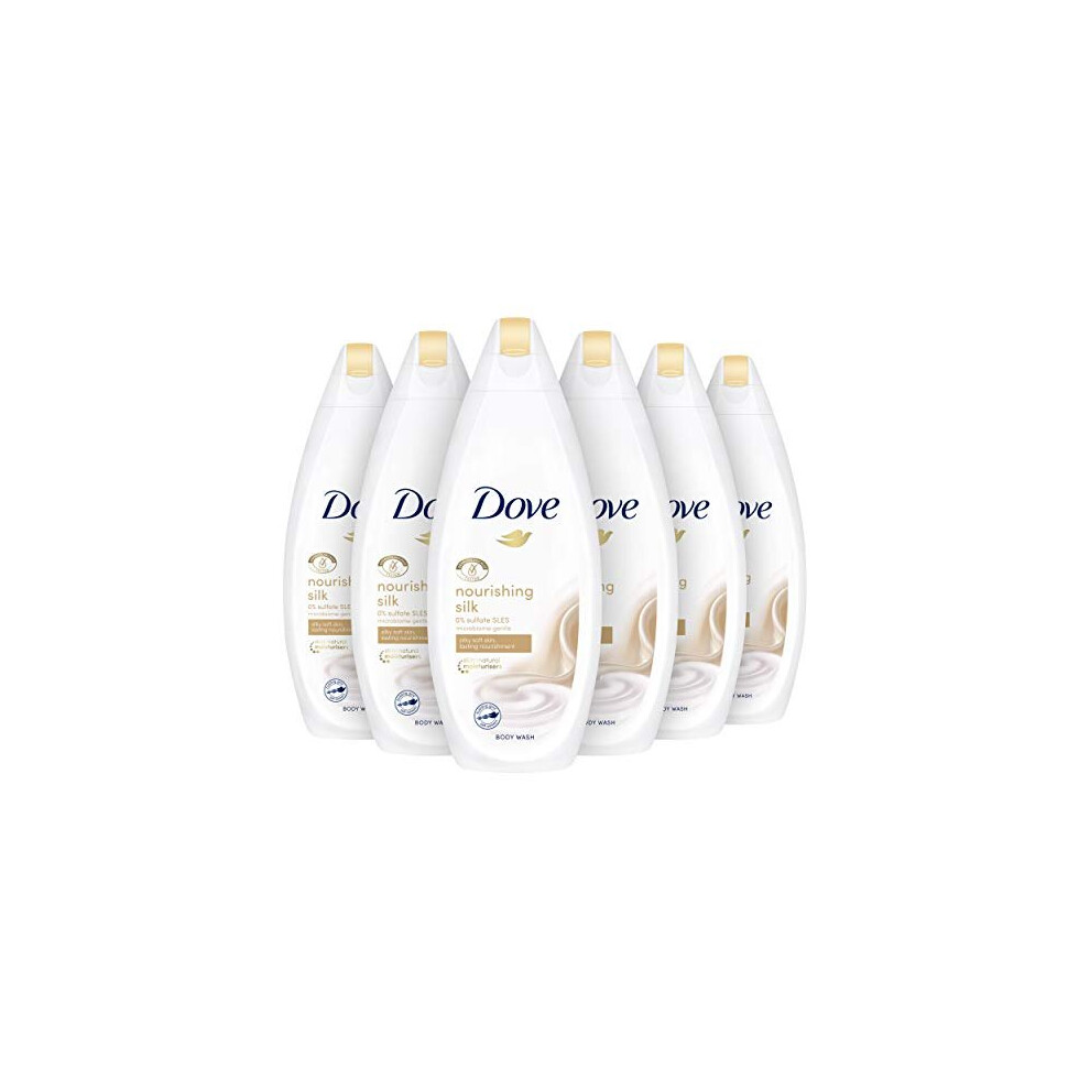 Dove Silk Glow Moisturising Shower Gel 250 ml - Pack of 6