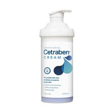 Cetraben Body Cream, Moisturiser, Perfect For Dry Sensitive and Eczema Prone Skin, Dermatological Body Moisturiser - 475ml
