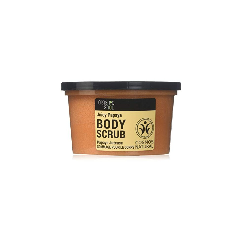 Organic Shop Juicy Papaya Body Scrub, 250 ml