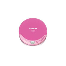 Tragbarer CD-Player mit Ladefunktion Pink
